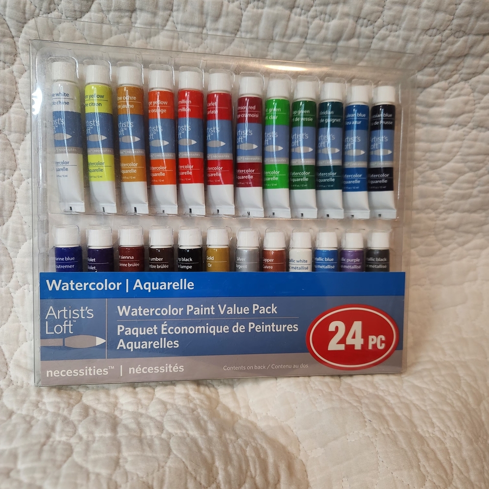 Artist's Loft Watercolor Paint Value Pack 24 PC